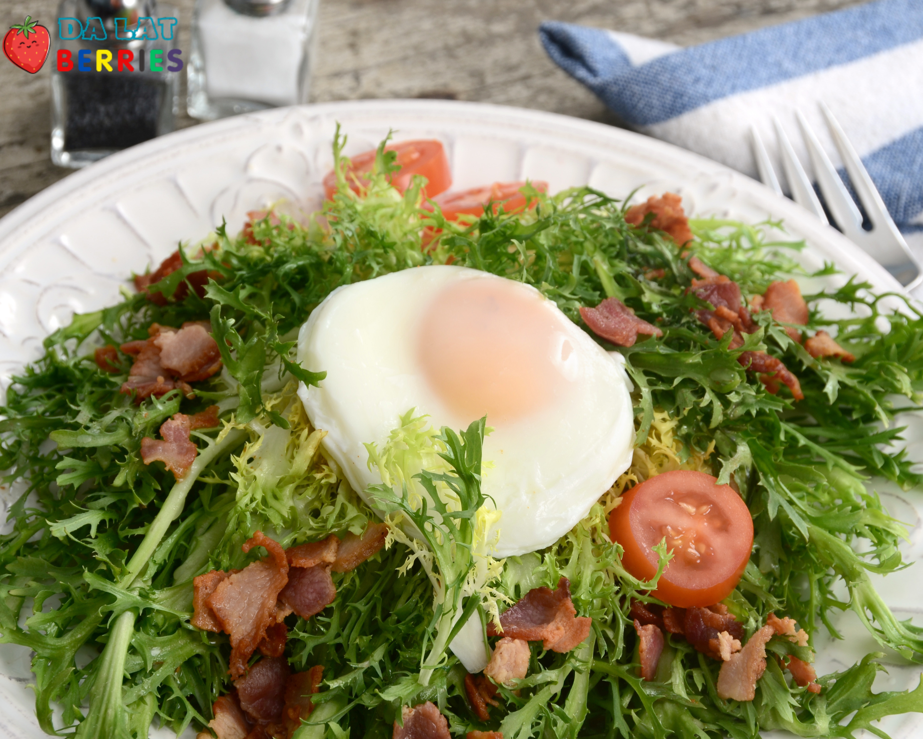 Salad Frisee Salanova xanh